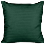SATÉNOVÁ OBLIEČKA NA VANKÚŠ CIZGILI DARK GREEN 40X40 CM TMAVOZELENÁ
