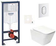 Závesný wc set do ľahkých stien / predstenová montáž Swiss Aqua Technologies Infinitio SIKOGRSIN12ASH0