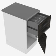 Kuchynská skrinka spodná 40 cm šuflíky TOR SDSZ40WS/0/WT/HK/B/B1/PP