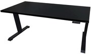 Písací Stôl Top Elektr. Čierna 120x60x2,8 Model 0