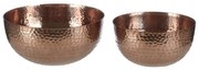 Kovové servírovacie misky v medenej farbe v súprave 2 ks ø 26 cm Solis – Premier Housewares