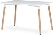 Jedálenský stôl DT-304 biely / naturálny