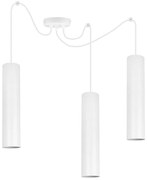 Závesné svietidlo Tuba Spider, 3x kovové tienidlo (výber z 2 farieb)