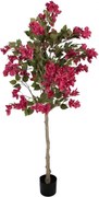 Dekoračný strom s ružovými kvetmi Bougainvillea Tree - 55*55*130 cm