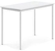 Stôl SONITUS, 1200x700x900 mm, HPL - biela, biela