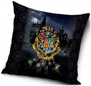Vankúš Harry Potter - motív "Na loďkách do Rokfortu" - 40 x 40 cm