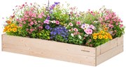 ATMOWOOD Drevený vyvýšený záhon 120 x 60 x 20 cm