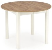 Jedálenský stôl CALMIO dub craft/biela