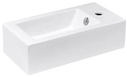 Umývadielko Glacera Bigio 50x25 cm otvor pre batériu vpravo BG5025P