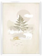 Plagát Beige Abstarct II