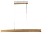 LED Luster na lanku LED/12W/230V 4000K hnedá