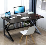 Písací stôl s policou SHAPE 80x40 cm, čierny