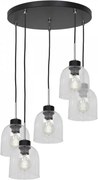 Luster na lanku BOGOTA 5xE27/60W/230V číra