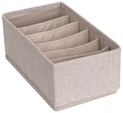 Béžový organizér do zásuvky s priehradkami Bigso Box of Sweden Drawer, 16,5 x 11 cm