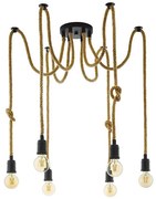Eglo 43195 - Luster na lanku RAMPSIDE 6xE27/28W/230V pavúk