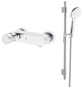 Sprchová batéria SAT Fusion so sprchovacím setom 150 mm chróm SATBSFU268BSSET