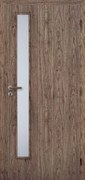 Doornite Interiérové dvere Verto, 90 P, 946 × 1 983 mm, fólia, pravé, dub Siena, presklené