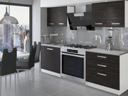 Kuchynská linka Belini 120 cm eben kráľovský s pracovnou doskou Tiesto  TOR TIESTO/2/WT/HK/0/U