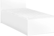Posteľ SOFIA 90 x 200 cm, biela Rošt: S lamelovým roštom, Matrac: Matrac Somnia 18 cm