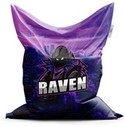 Sablio Sedací vak FORTNITE RAVEN Steampunk mesto - 150x100 cm