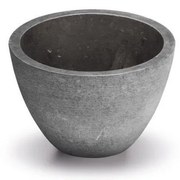 Bathco 00374 - Umývadlo na dosku MIRAGE, priemer 40 cm, kameň/sivá