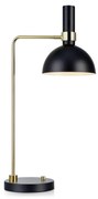 Markslöjd 106973 - Stmievateľná stolná lampa LARRY 1xE27/60W/230V čierna/zlatá