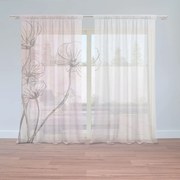 Sablio Záclony Ružový akvarel: 2ks 150x250cm
