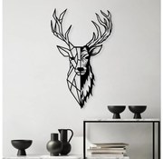 Nástenná dekorácia 42x70 cm jeleň kov