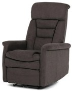 Autronic BONTEC Polohovacie kreslo, elektrické zabudované ovládanie, hnedá, látka, TV-925 BR2 Farba: Hnedá