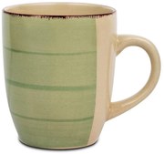 Hrnček Lines oil zelený 350 ml