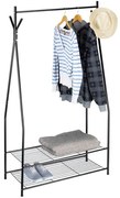 Šatníkový organizér SANDRA RD0565, 90cm, čierny