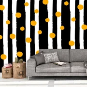 Sablio Tapeta Pruhy a bodky - 125x75 cm