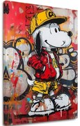 Obraz Cool Snoopy na plátne | Maľovaná štruktúra