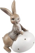 Veľkonočné dekorácie králik s vajíčkom - 11*7*17 cm