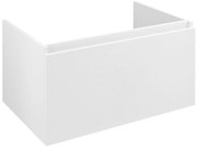 Sapho Sapho, LOREA umývadlová skrinka 80x44x51,2cm, 1x zásuvka, biela matná, LE080-3131