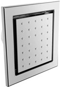 Mexen - podmietková sprchová tryska, štvorcová, 130x120 mm, chrómová, 79365-00