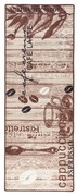 Hnedý kuchynský behúň Hanse Home Delicious Coffee, 67 x 180 cm