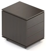 Kontajner Creator 46,4 x 60 cm, mobilný, biela / wenge