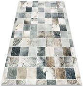 Koberec PATCHWORK 21716 béžový - imitácia kože krava