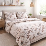 BAVLNENÉ OBLIEČKY COTTONLOVE 160X200 CM, 2KS 70X80 CM LISTY