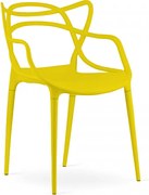 AKCE Žltá plastová stolička KATO II. akosť