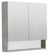 Zrkadlová skrinka SAT Cubeway 80x14x72 cm lamino betón GALCU80BE
