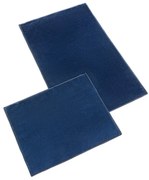 Bellatex Sada Kúpeľňových predložiek bez výkroja BANYGOLD tmavomodrá, 60 x 100, 60 x 50 cm