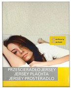Prestieradlo jersey s gumičkou 90x200 béžová 2