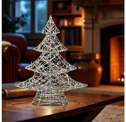 LED vianočná dekorácia 160xLED/230V 45 cm stromček teplá biela