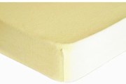 Posteľná plachta Jersey 90x200 cm Farba: 008 - Žltá