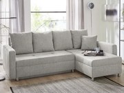 Rohová sedacia súprava Kappeln, šedá látka%