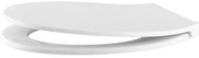 Gamma Porto, toaletné WC sedátko 445x370mm z polypropylénu s pomalým zatváraním, biela, GMA-PORTO