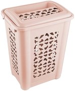 Severský ružový kôš na bielizeň 45x34x60 60 l