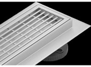 Mexen Flat M33 odtokový žľab 50 cm, chrómová - 1033050-15